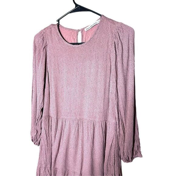Abercrombie & Fitch Tiered Long Sleeve Dress Size Small - Picture 2 of 7